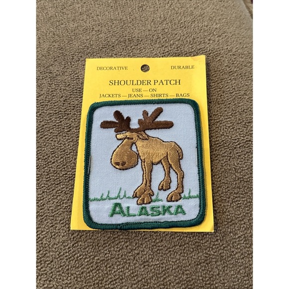 Other - Vintage Alaska Moose Embroidered Patch (TD)